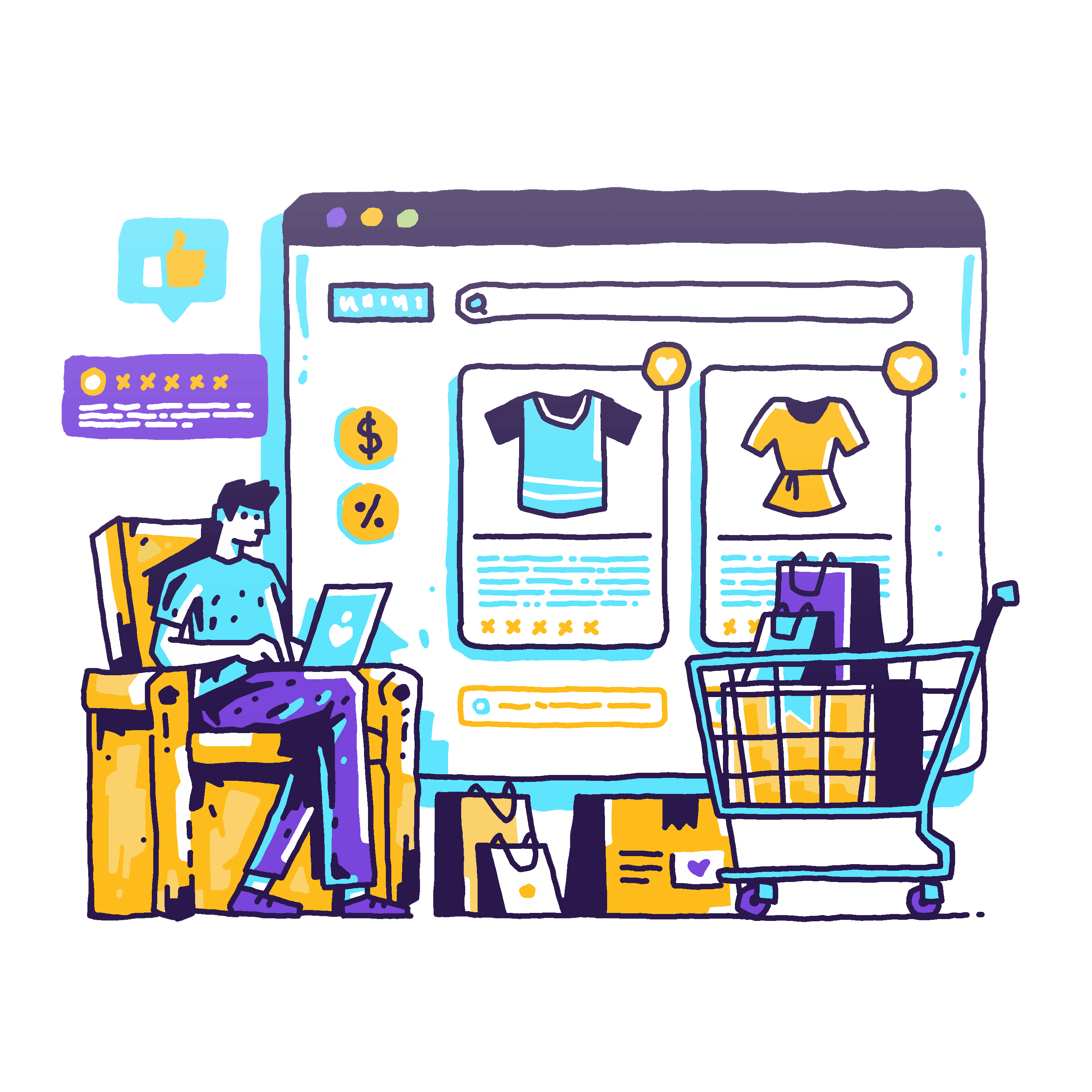 Shopping Illustration